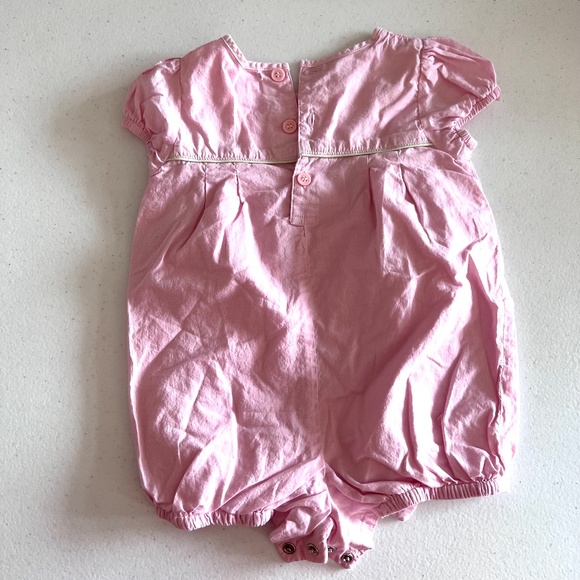 VINTAGE Bubbles. Cotton. Embroidered. Smocking. SUMMER 9-12M - Picture 10 of 16